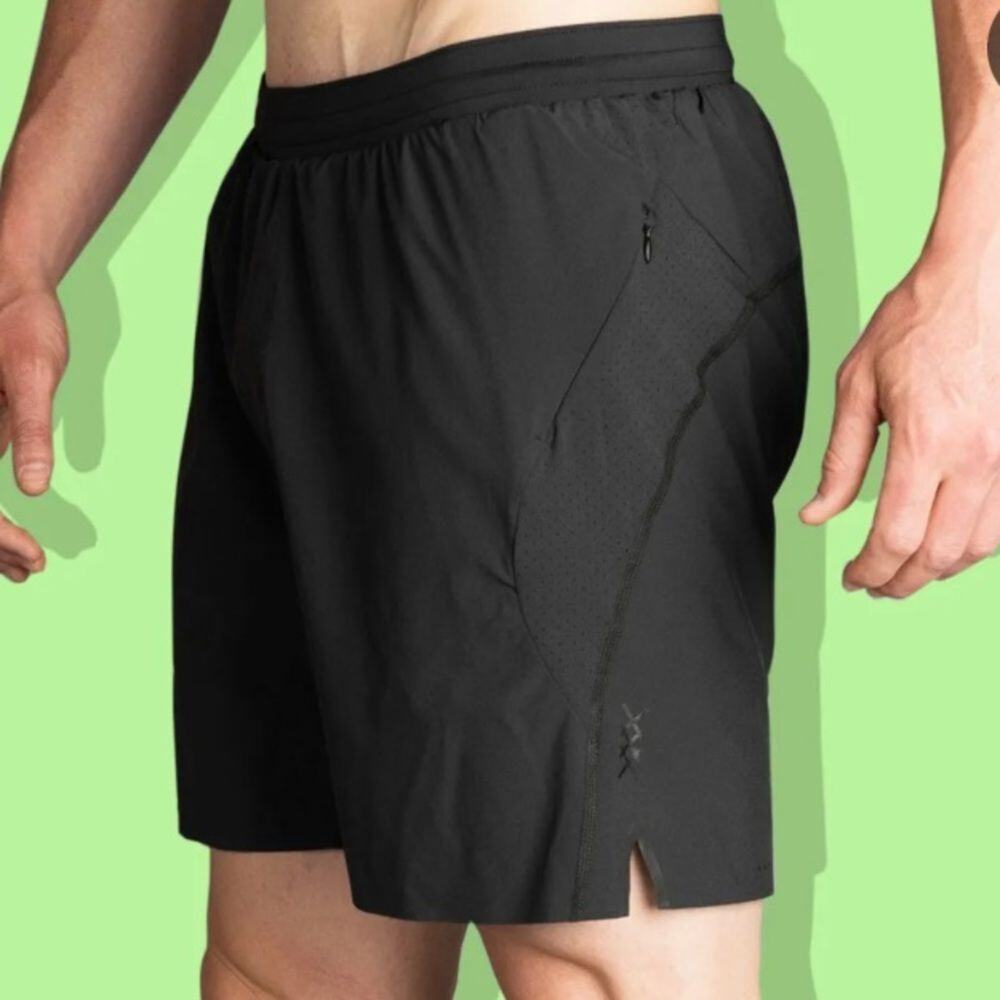 Rhone Lined Black Shorts Size Medium